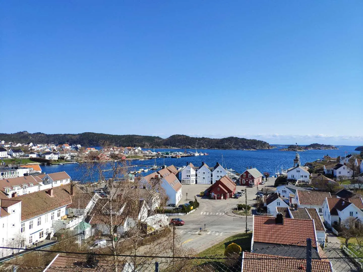 Lillesand 的港口